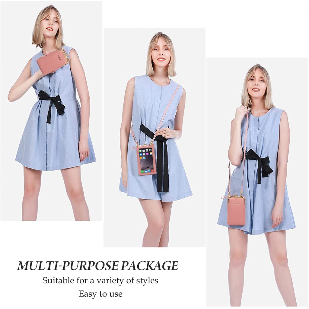 PALAY Sling Bags for Women Stylish Phone Pouch with Back Touch Screen Cell Phone Bag PU Leather Crossbody Bags Women Purse Wallet PALAY Sling Bags for Women Stylish Phone Pouch with Back Touch Screen Cell Phone Bag PU Leather Crossbody Bags Women Purse Wallet